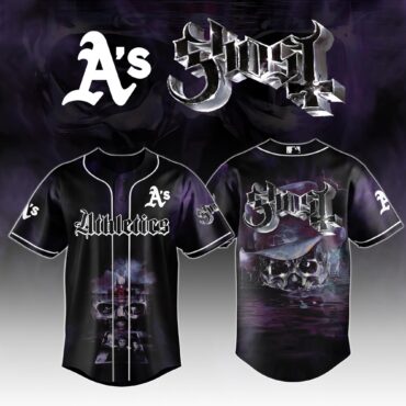 Oakland Athletics MLB x Ghost Night Show Baseball Jersey