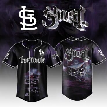 St.Louis Cardinals MLB x Ghost Night Show Baseball Jersey