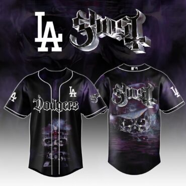 Los Angeles Dodgers MLB x Ghost Night Show Baseball Jersey