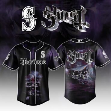 Seattle Mariners MLB x Ghost Night Show Baseball Jersey