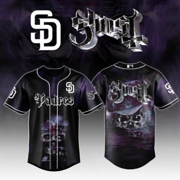 San Diego Padres MLB x Ghost Night Show Baseball Jersey