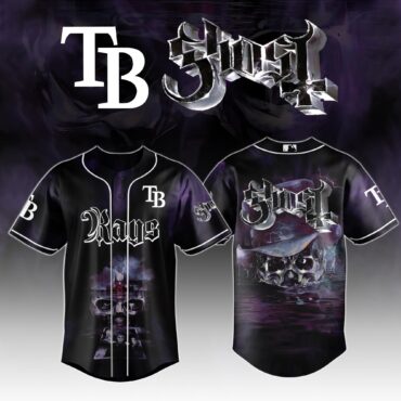 Tampa Bay Rays MLB x Ghost Night Show Baseball Jersey