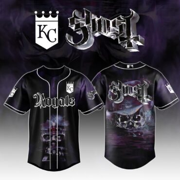 Kansas City Royals MLB x Ghost Night Show Baseball Jersey
