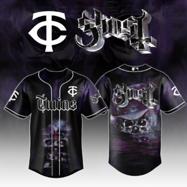 Minnesota Twins MLB x Ghost Night Show Baseball Jersey