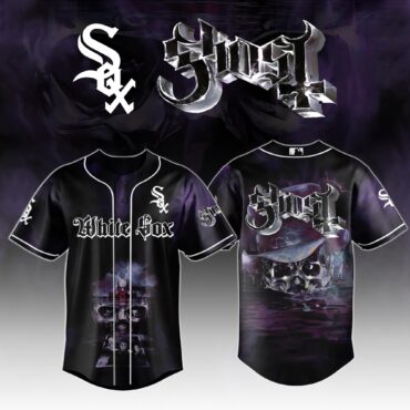Chicago White Sox MLB x Ghost Night Show Baseball Jersey