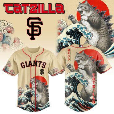 San Francisco Giants MLB x Catzilla Style Japans Baseball Jersey