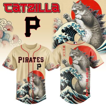 Pittsburgh Pirates MLB x Catzilla Style Japans Baseball Jersey