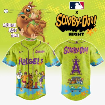 Los Angeles Angels MLB x Scooby Doo Baseball Jersey