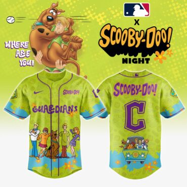 Cleveland Guardians MLB x Scooby Doo Baseball Jersey