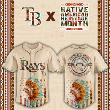 Tampa Bay Rays Native American Heritage Month Baseball Jersey