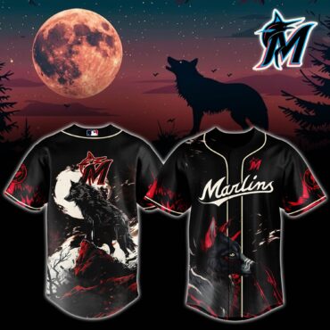 Miami Marlins MLB x Wolf Baseball Jersey