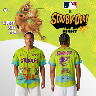 Baltimore Orioles MLB x Scooby Doo Baseball Jersey