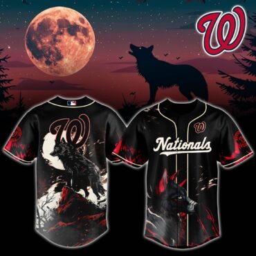 Washington Nationals MLB x Wolf Baseball Jersey