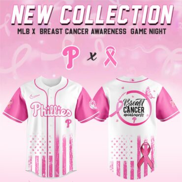 Philadelphia Phillies MLB x Breast Cancer Awareness Month Hope in Pink Baseball Jersey