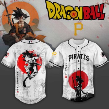 Pittsburgh Pirates MLB x Dragon Ball Super Saiyan Baseball Jersey Collection