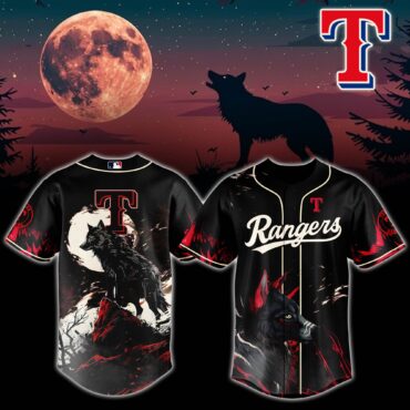 Texas Rangers MLB x Wolf Baseball Jersey