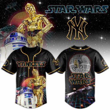 All Team MLB x Star wars The Droids Baseball Jersey