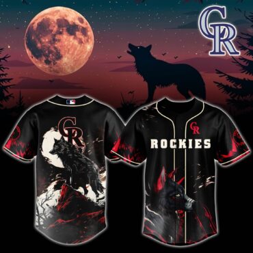Colorado Rockies MLB x Wolf Baseball Jersey