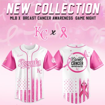Kansas City Royals MLB x Breast Cancer Awareness Month Hope in Pink Baseball Jersey