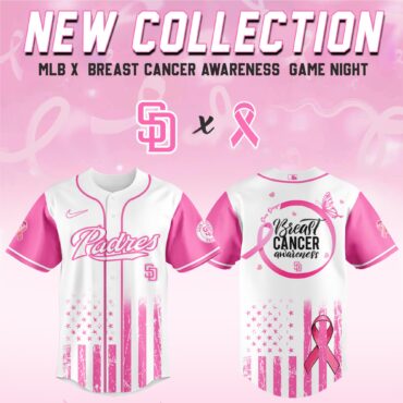 San Diego Padres MLB x Breast Cancer Awareness Month Hope in Pink Baseball Jersey