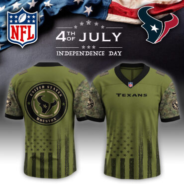 Houston Texans NFL x 4th of July USA Army Jersey