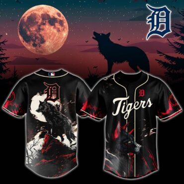 Detroit Tigers MLB x Wolf Baseball Jersey
