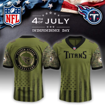 Tennessee Titans NFL x 4th of July USA Army Jersey
