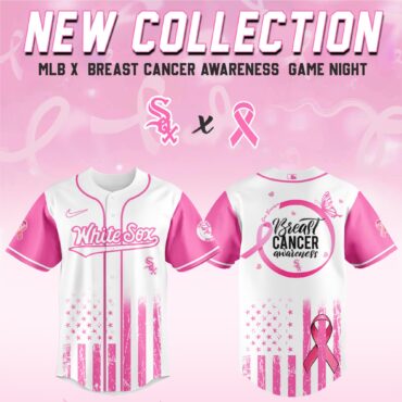 Chicago White Sox MLB x Breast Cancer Awareness Month Hope in Pink Baseball Jersey