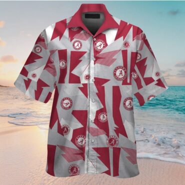 Alabama Crimson Tide Hawaiian Shirt Tropical Elegance Design Short Sleeve