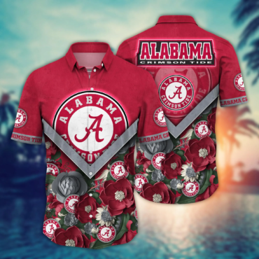 Alabama Crimson Tide Ncaa Hawaiian Shirt Custom Beach Days Aloha Shirt