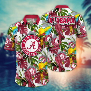 Alabama Crimson Tide Ncaa Hawaiian Shirt Summer Campstime Aloha Shirt