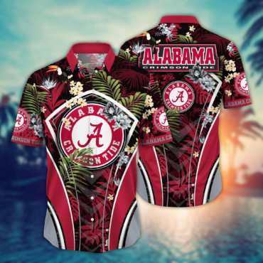 Alabama Crimson Tide Ncaa Hawaiian Shirt Swimsuits Aloha Shirt