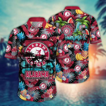 Alabama Crimson Tide Ncaa Hawaiian Shirt Tropicaltime Aloha Shirt