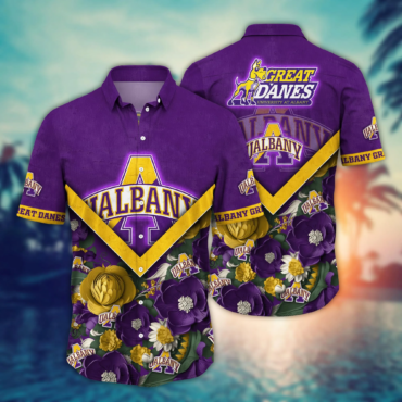 Albany Great Danes Ncaa Hawaiian Shirt Custom Balmy Aloha Shirt