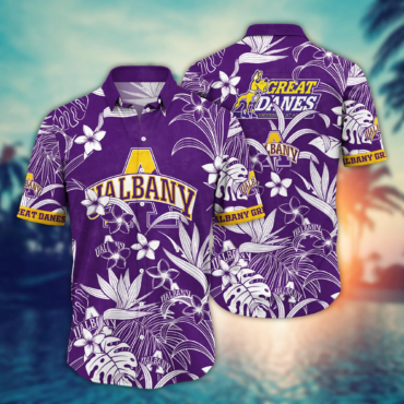 Albany Great Danes Ncaa Hawaiian Shirt Ice Cream Seasontime Aloha Shirt