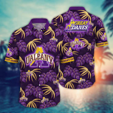 Albany Great Danes Ncaa Hawaiian Shirt Sprinklers Aloha Shirt