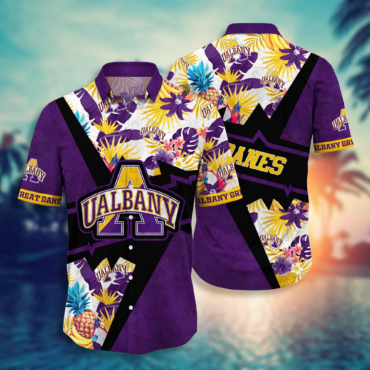 Albany Great Danes Ncaa Hawaiian Shirt Sunlit Aloha Shirt