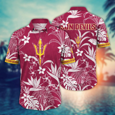Arizona State Sun Devils Ncaa Hawaiian Shirt Custom Hot Sands Aloha Shirt
