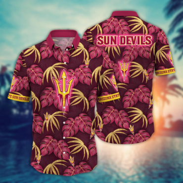 Arizona State Sun Devils Ncaa Hawaiian Shirt Daylight Aloha Shirt
