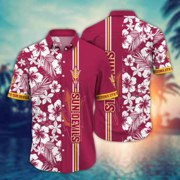 Arizona State Sun Devils Ncaa Hawaiian Shirt Ice Cream Seasontime Aloha Shirt