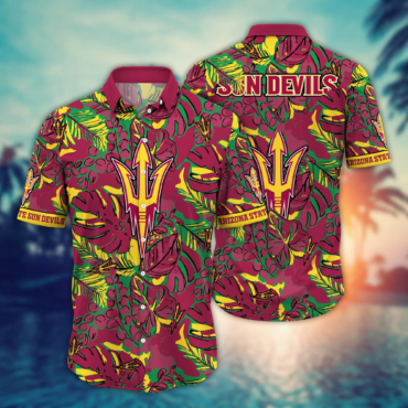 Arizona State Sun Devils Ncaa Hawaiian Shirt Music Festivals Aloha Shirt