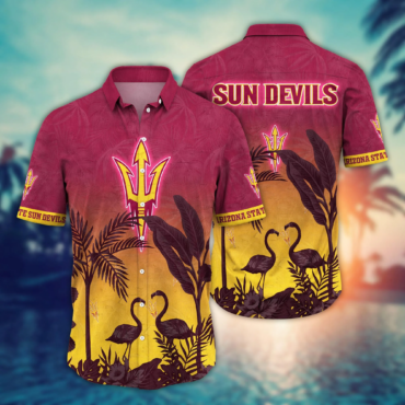 Arizona State Sun Devils Ncaa Hawaiian Shirt Sandalstime Aloha Shirt