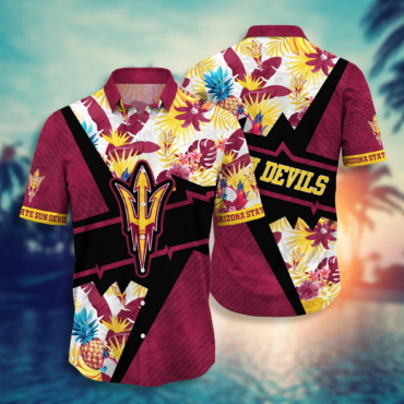 Arizona State Sun Devils Ncaa Hawaiian Shirt Summer Camps Aloha Shirt