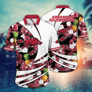 Arkansas Razorbacks Ncaa Hawaiian Shirt August Aloha Shirt
