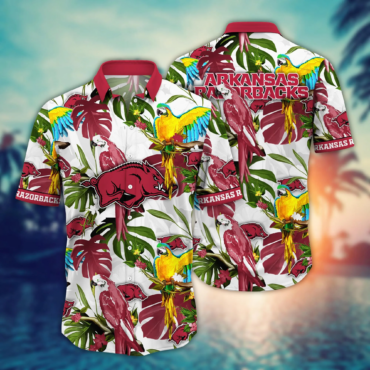 Arkansas Razorbacks Ncaa Hawaiian Shirt Firefliestime Aloha Shirt