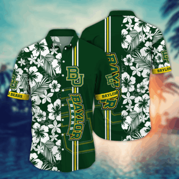 Baylor Bears Ncaa Hawaiian Shirt Sea Breezetime Soccer Showdown Shirts