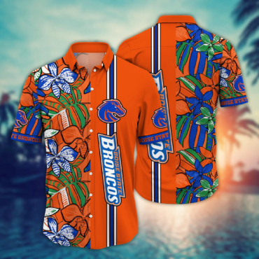 Boise State Broncos Ncaa Hawaiian Shirt Golden Hour Aloha Shirt