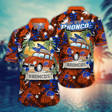 Boise State Broncos Ncaa Hawaiian Shirt Hikingtime Aloha Shirt