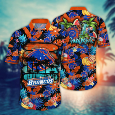 Boise State Broncos Ncaa Hawaiian Shirt Hot Sands Aloha Shirt