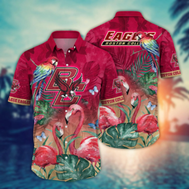 Boston College Eagles Ncaa Hawaiian Shirt August Aloha Shirt